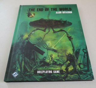 End Of The World: Alien Invasion (hardcover Book) Roleplaying Game Rpg Ffg Ew03