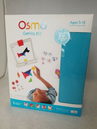 Osmo Genius Kit For Ipad - 5 Hands On Games Ages 5 - 12 Years