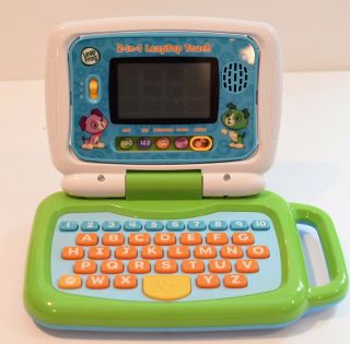 Leapfrog Laptop 2 In 1 Flip Touch Blue Toddler Baby Toys Kids