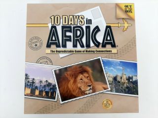 10 Days In Africa Travel Geography Board Game - 100 Complete -
