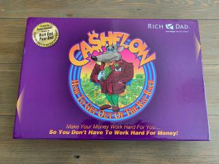 Cashflow 101 Rich Dad Poor Dad Robert Kiyosaki Board Game Adult Owned Once