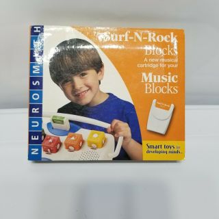 Neurosmith Surf N Rock Blocks Music Blocks Musical Cartridge W/ Case