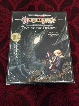 Ad&d Time Of The Dragon Box Set Complete - Dragonlance