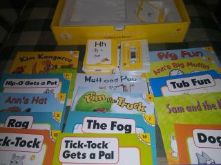 Hooked On Phonics Level 1 Learn to Read Set.  22 Books 2 Cassettes CD & Cards 3