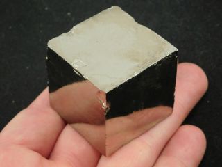 A Big and 100 Natural Cubic Pyrite Crystal CUBE From Spain 257gr 3