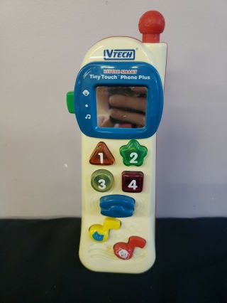 Vintage Vtech Little Smart Tiny Touch Phone Plus Lights Sound Great