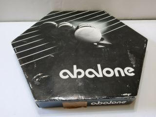 Abalone Board Game W/ Extra Marble Set Marble Black/white/red Strategy 1986