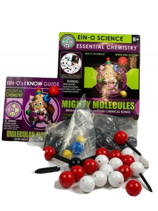 Organic Chemistry Molecule Model Kit Toy W Box
