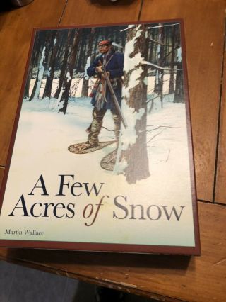 A Few Acres Of Snow Game Martin Wallace Treefrog Games Board Game Complete