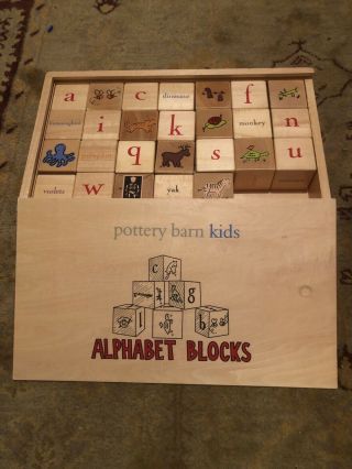 Pottery Barn Kids Alphabet Block Set