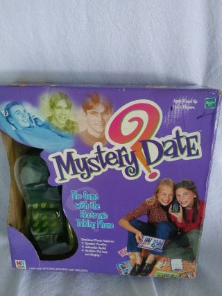 Vintage Mystery Date Electronic Talking Phone Game Complete Milton Bradley 2000