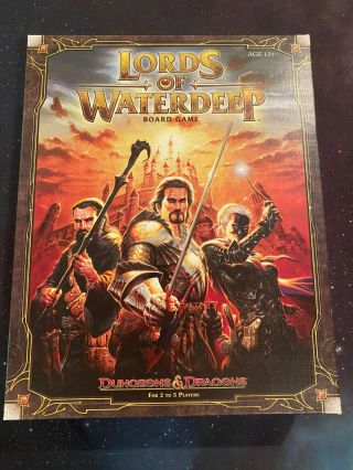 Lords Of Waterdeep With Scoundrels Of Skullport Expansion Board Game