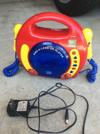 Karaoke Kids Sing - A - Long Cd Player With 2 Microphones Iq Toys