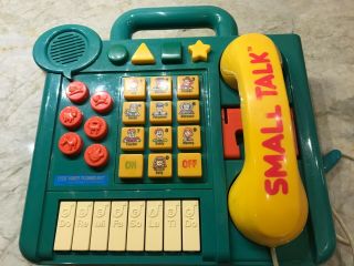 Small Talk Phone Electronic Learning Activity Vtech Video Technology 1988