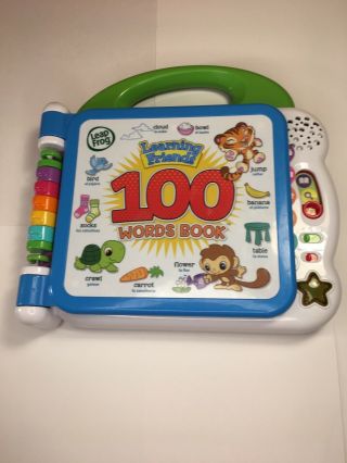 Leapfrog Learning Friends 100 Words Book By Leap Frog Toy With Batteries