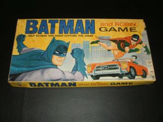 Batman And Robin Game Hasbro 1965 Contents Are