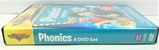 Rock N Learn Phonics 4 DVD Set Complete Phonics Program K & Up Learn To Read 2