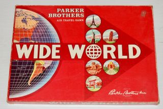 1962 Wide World Air Travel Game Diecast Rocket Movers Parker Brothers