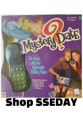 Vtg Mystery Date Electronic Talking Phone Game Hasbro Milton Bradley Ships