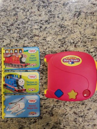 My First Story Reader Thomas The Train 3 Books Batteries Euc