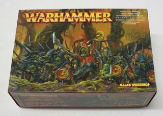 Warhammer Fantasy Night Goblins Regiment Box Set / Games Workshop Vintage