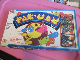 Vintage 1980/1982 Milton Bradley Pac - Man Board Game 100 Complete