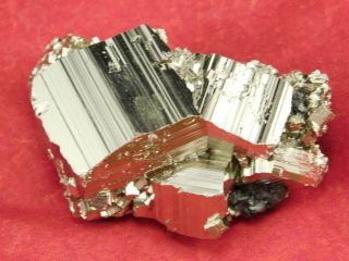 A Small And 100 Natural Pyrite Crystal Cube Cluster From Peru 68.  7gr