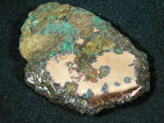 A Small Polished Native Copper Nugget Or Native Copper Float Michigan 28.  3gr