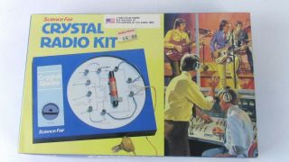 Crystal Radio Kit Science Fair 28 - 177 Vintage