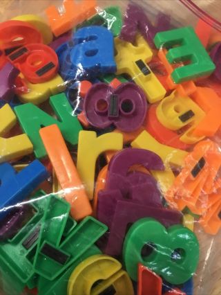 Bag Variety Assorted Kid ' s Magnetic Letters And Numbers Alphabet Learning 3