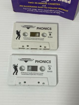 Rock ' N Learn Phonics Double Cassette Program Learning To Read 2 Cassettes 2