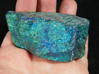 A Teal/blue Colored Peacock Copper Or Chalcopyrite Or Peacock Ore 238gr
