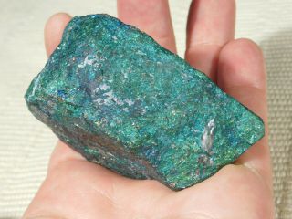 A Teal/Blue Colored Peacock Copper or Chalcopyrite or Peacock Ore 238gr 2