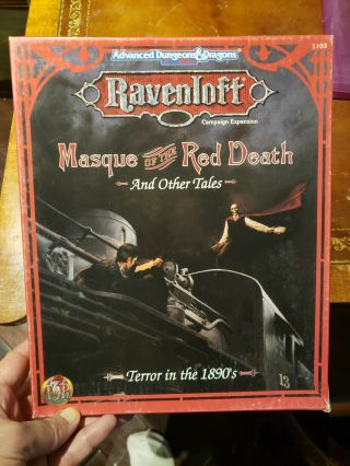 Masque Of The Red Death And Other Tales - Ravenloft Campaign - Ad&d D&d