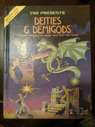 Advanced Dungeons And Dragons Deities And Demigods 1980 128 Pages