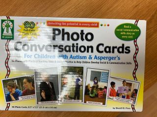 Key Education Photo Conversation Cards For Children With Autism And Asperger 