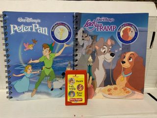 Story Reader Book & Cartridge 2 Pack.  Lady And The Tramp Peter Pan