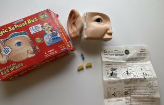 1995 Magic School Bus Body Safari Ear Medical Science Toy Set No Arnold