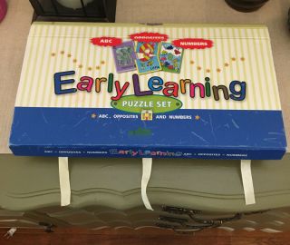 Early Learning Puzzle Set By Spicebox Abc 