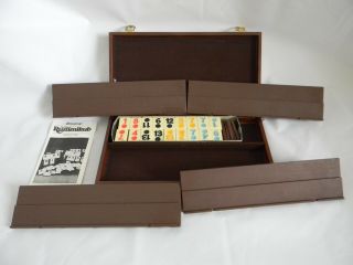 Rummikub Torunament Pressman Board Game With Game Case And Rummy Tiles