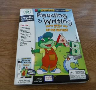 Leappad Plus - Writing Game Reading Tads Great Day At Letter Factory Leapfrog Cib
