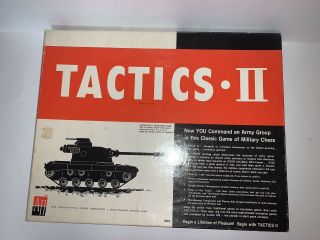 Vintage 1961 Tactics Ii 2 Army Group War Board Game Avalon Hill Military