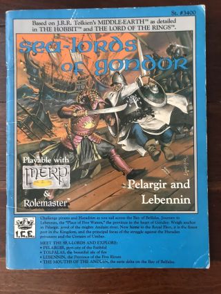 Ice Merp Rpg Sea - Lords Of Gondor Pelargir And Lebennin Campaign Module