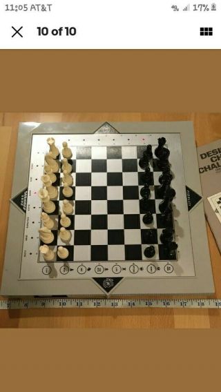 Vintage FIDELITY Electronic Chess Computer DESIGNER 2000 SERIES 6102 by Fran. 2