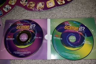 Disney Scene It? Deluxe DVD Game In Collectible Tin - Played Once,  Complete 3