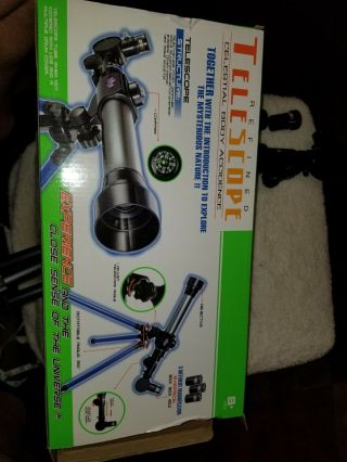 C2105 Beginners 52mm Astronomical Refractor Telescope With Tripod.  Student Kids