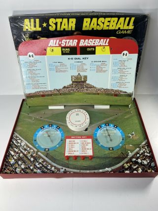 Cadaco All - Star Baseball Board Game Complete Mlb Major League Baseball 1968