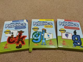 Preschool Prep Co.  Meet The Phonics Flashcards Blends,  Letter Sounds,  Digraphs