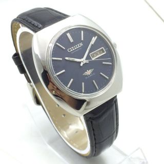 Vintage Men ' s Citizen 8200 Day Date 37mm Automatic 21 - Jewels Wrist Watch A8831 2