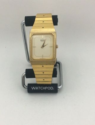 Authentic Seiko Quartz Watch For Men 6430 - 5140 Sgp St.  Steel Back